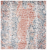 Safavieh Invista 6'-7" x 6'-7" Rug in Navy / Rust