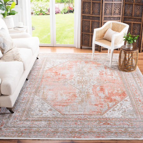 Safavieh Shivan 10'-0" x 14'-0" Rug in Rose / Grey