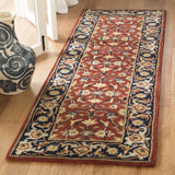 Safavieh Royalty 2'-3" x 7'-0" Rug in Rust / Navy