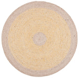Safavieh Braided 5'-0" x 5'-0" Rug in Gold / Beige