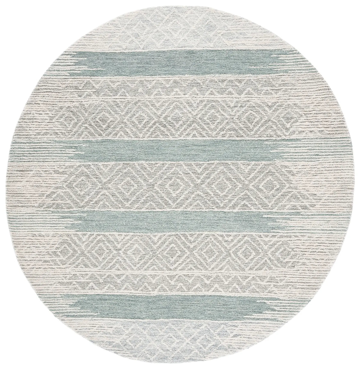 Safavieh Metro 6'-0" x 6'-0" Rug in Natural / Light Grey