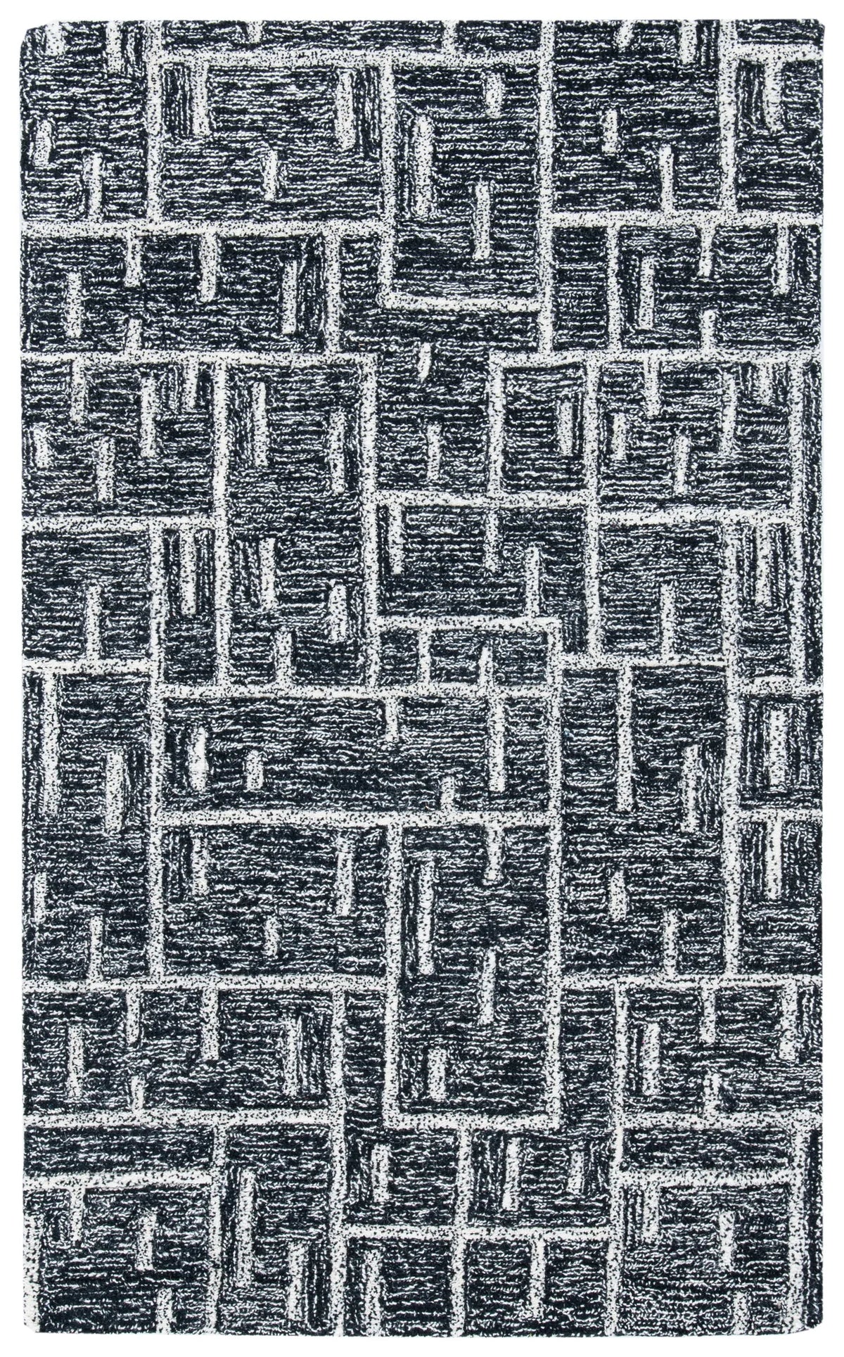 Safavieh Cambridge 3'-0" x 5'-0" Rug in Black / Ivory