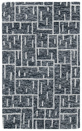 Safavieh Cambridge 3'-0" x 5'-0" Rug in Black / Ivory