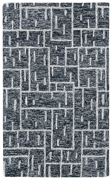 Safavieh Cambridge 3'-0" x 5'-0" Rug in Black / Ivory