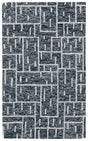 Safavieh Cambridge 3'-0" x 5'-0" Rug in Black / Ivory