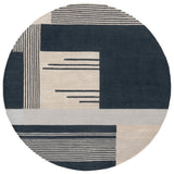Safavieh Rodeo Drive 6'-0" x 6'-0" Rug in Navy / Ivory
