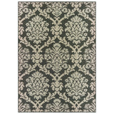 Oriental Weavers Latitude 8020K Grey/ Charcoal Rug - main flat