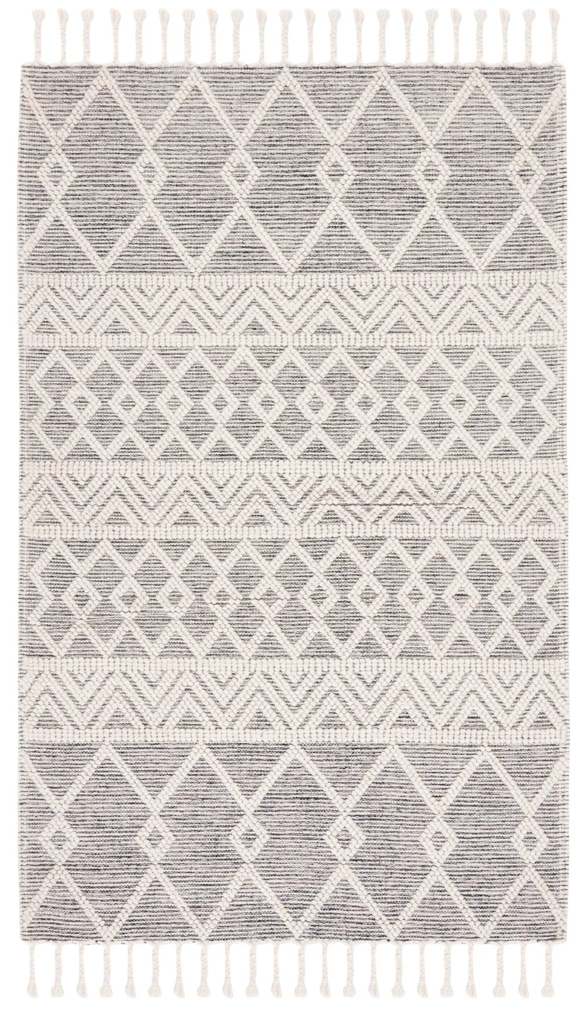 Safavieh Natura 4'-0" x 6'-0" Rug in Ivory / Black