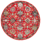 Safavieh Blossom 6'-0" x 6'-0" Rug in Red / Ivory