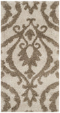 Safavieh Florida Shag 2'-3" x 4'-0" Rug in Cream / Beige