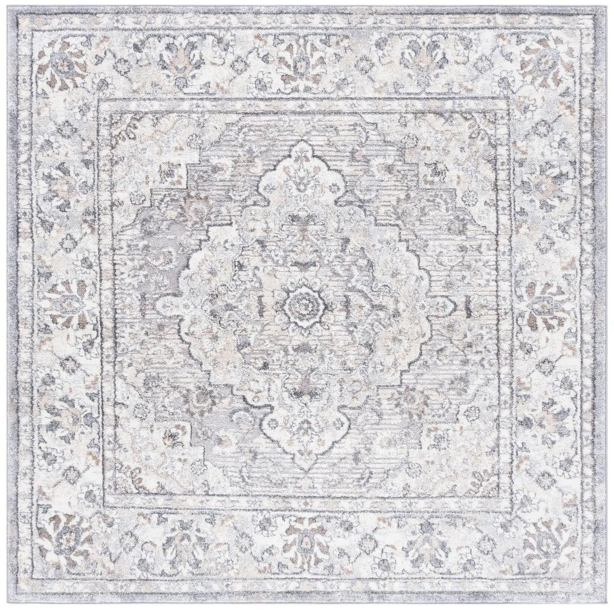Safavieh Opal 6'-7" x 6'-7" Rug in Grey / Ivory