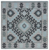 Safavieh Kilim 6'-0" x 6'-0" Rug in Grey / Black