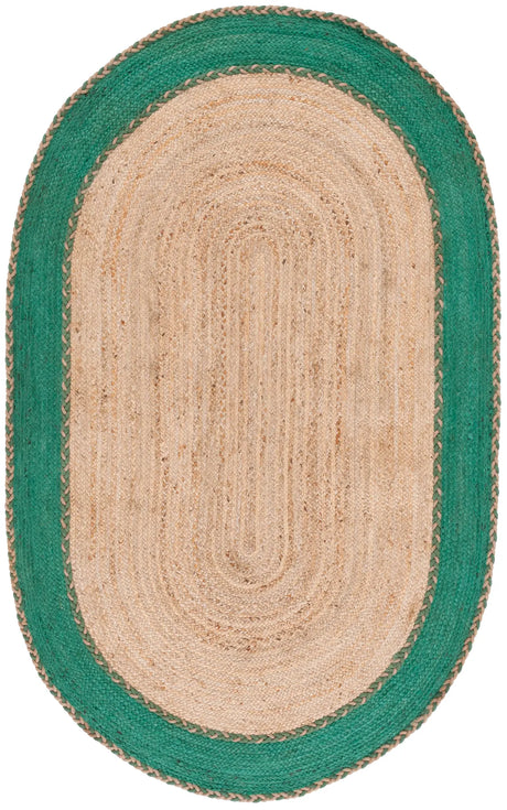 Safavieh Natural Fiber 5'-0" x 8'-0" Rug in Natural / Green