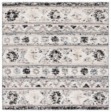 Safavieh Manhattan 6'-0" x 6'-0" Rug in Ivory / Black