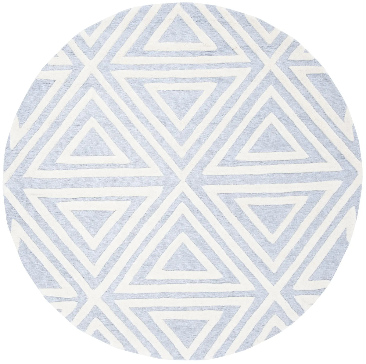 Safavieh Safavieh Kids 5'-0" x 5'-0" Rug in Blue / Ivory