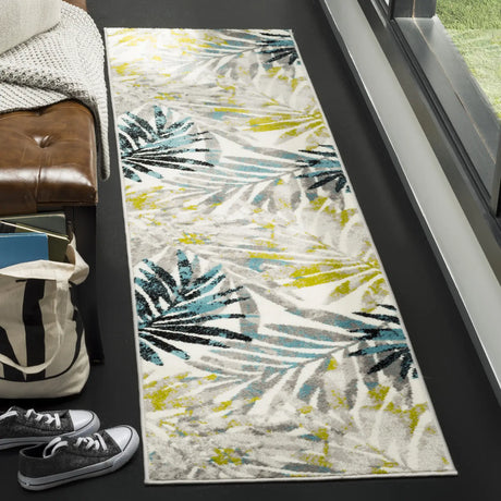 Safavieh Skyler 2'-0" x 10'-0" Rug in Grey / Green