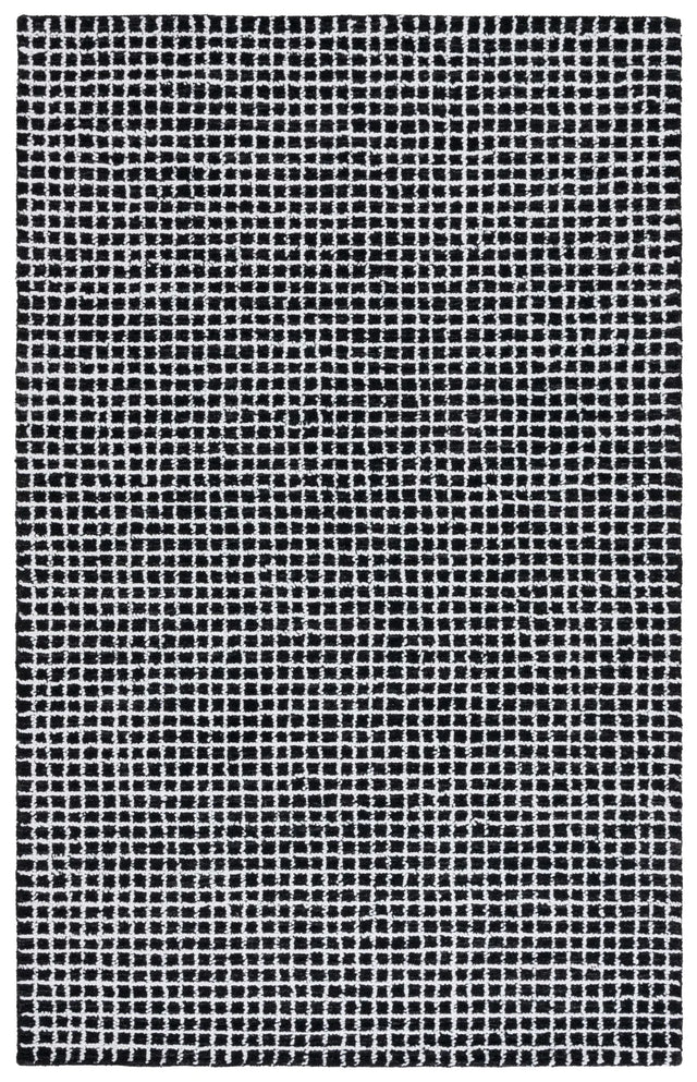 Safavieh Abstract 4'-0" x 6'-0" Rug in Ivory / Black