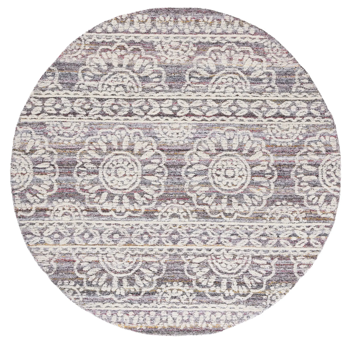 Safavieh Metro 6'-0" x 6'-0" Rug in Red / Ivory