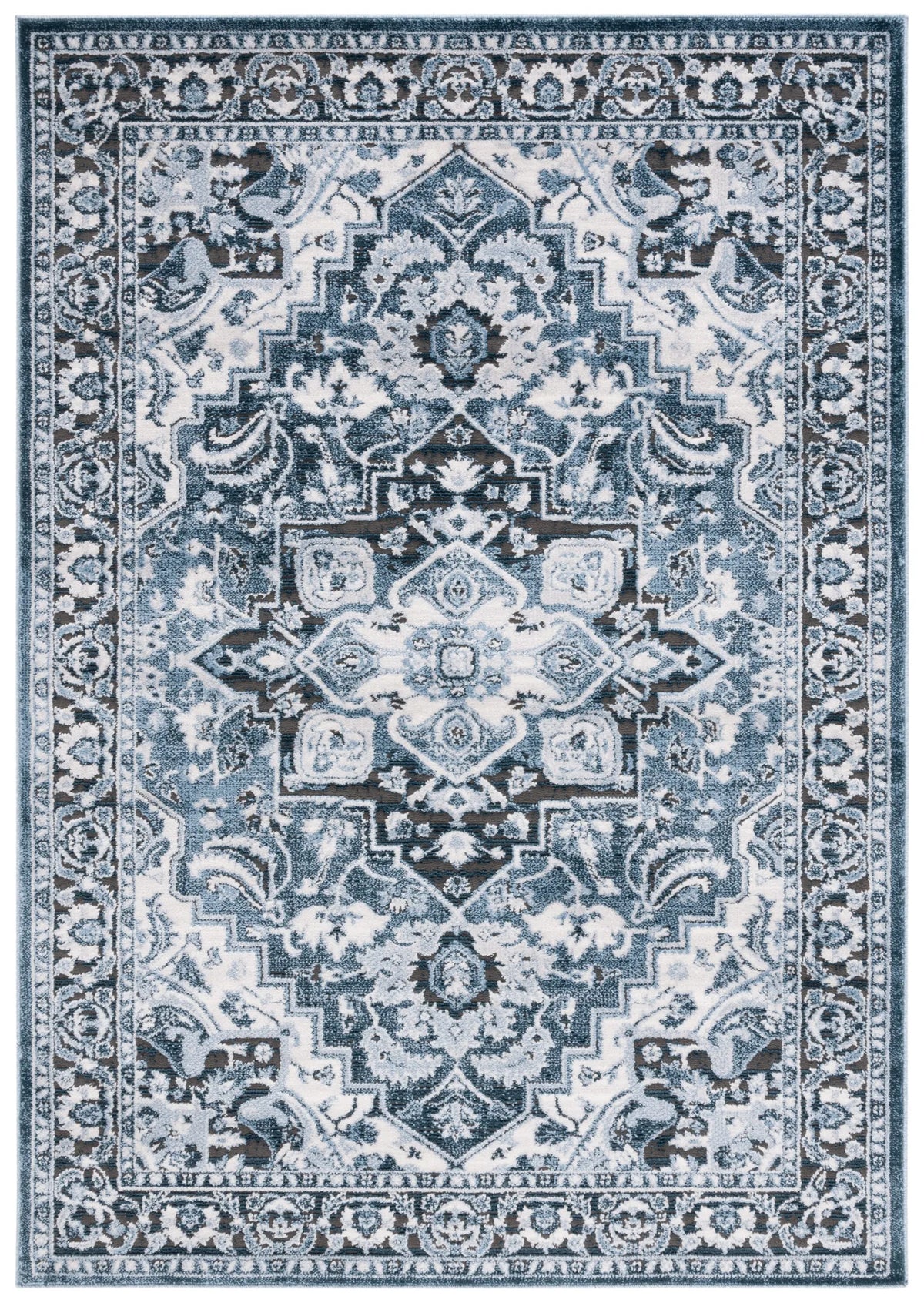 Safavieh Rosewood 4'-0" x 6'-0" Rug in Ivory / Blue