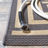 Safavieh Courtyard 4'-0" x 5'-7" Rug in Grey / Cream