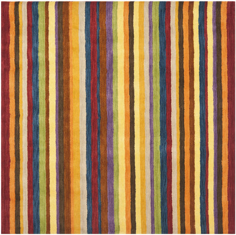 Safavieh Himalaya 6'-0" x 6'-0" Rug in Red / Multi