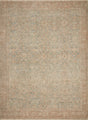 Loloi Priya Pry-06 Denim/Rust Rugs - main flat