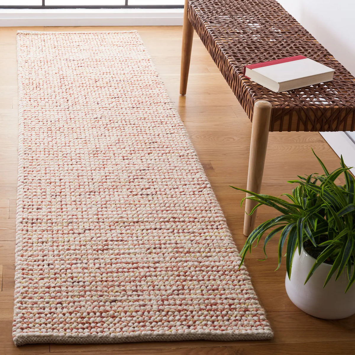 Safavieh Vermont 2'-3" x 8'-0" Rug in Ivory / Rust