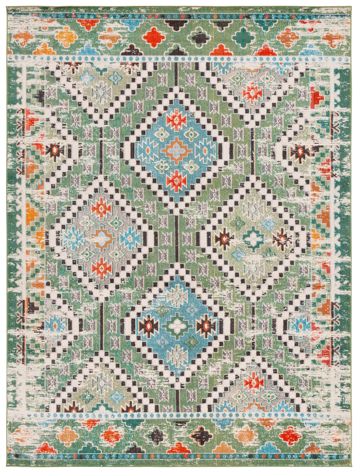 Safavieh Madison 10'-0" x 14'-0" Rug in Green / Beige