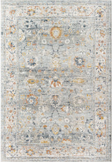 Surya Beckham Bcm-2308 Medium Gray, Off-White, Ice Blue, Charcoal, Medium Brown, Amber Rug.