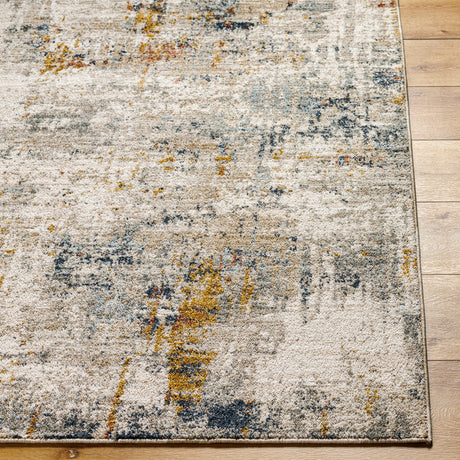 Surya Beckham Bcm-2311 Off-White, Medium Gray, Ice Blue, Charcoal, Amber, Medium Brown Rug.