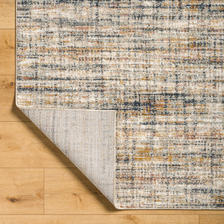 Surya Beckham Bcm-2312 Off-White, Light Slate, Ice Blue, Charcoal, Amber, Medium Brown Rug.