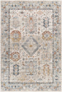 Surya Beckham Bcm-2313 Off-White, Medium Gray, Ice Blue, Charcoal, Amber, Medium Brown Rug.