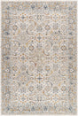 Surya Beckham Bcm-2316 Off-White, Medium Gray, Ice Blue, Charcoal, Amber, Medium Brown Rug.