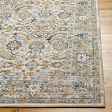 Surya Beckham Bcm-2316 Off-White, Medium Gray, Ice Blue, Charcoal, Amber, Medium Brown Rug.