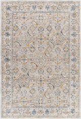 Surya Beckham Bcm-2319 Light Slate, Off-White, Ice Blue, Charcoal, Amber, Medium Brown Rug.