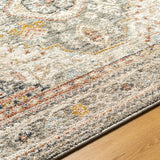 Surya Beckham Bcm-2324 Medium Gray, Off-White, Ice Blue, Charcoal, Medium Brown, Amber Rug.