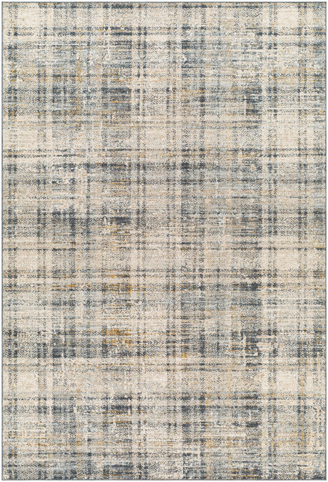 Surya Beckham Bcm-2330 Charcoal, Off-White, Ice Blue, Medium Gray, Taupe, Amber Rug.