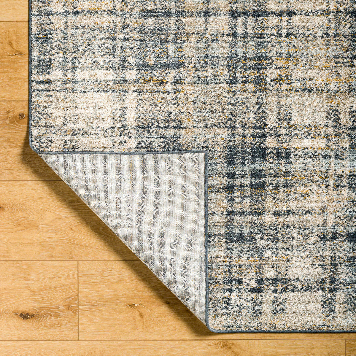 Surya Beckham Bcm-2330 Charcoal, Off-White, Ice Blue, Medium Gray, Taupe, Amber Rug.