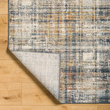 Surya Beckham Bcm-2331 Charcoal, Off-White, Ice Blue, Amber, Medium Gray Rug.