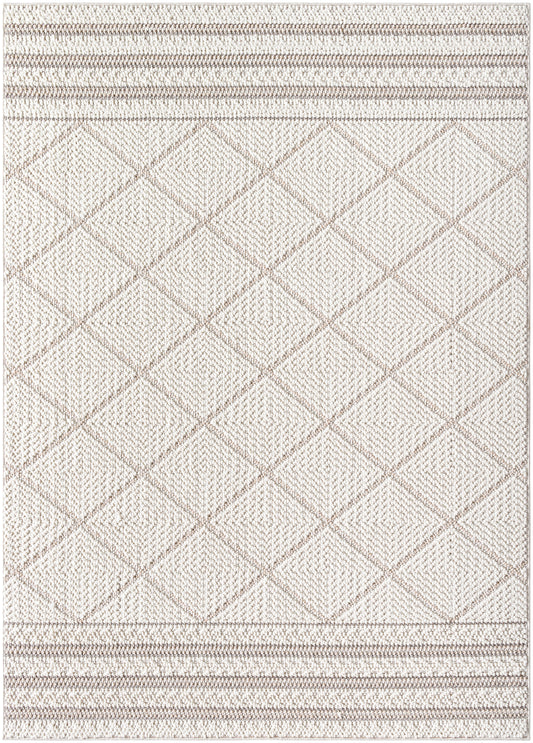 Surya Bouclair Bcr-2305 Ivory, Cream, Light Gray Area Rug