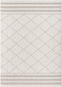 Surya Bouclair Bcr-2305 Ivory, Cream, Light Gray Rug.