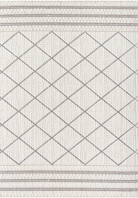 Surya Bouclair Bcr-2306 Ivory, Cream, Medium Gray Rug.