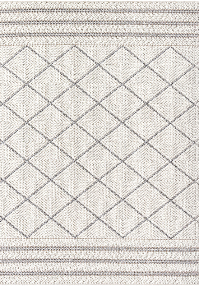 Surya Bouclair Bcr-2306 Ivory, Cream, Medium Gray Rug.