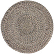 Safavieh Braided 3'-0" x 3'-0" Rug in Blue / Ivory