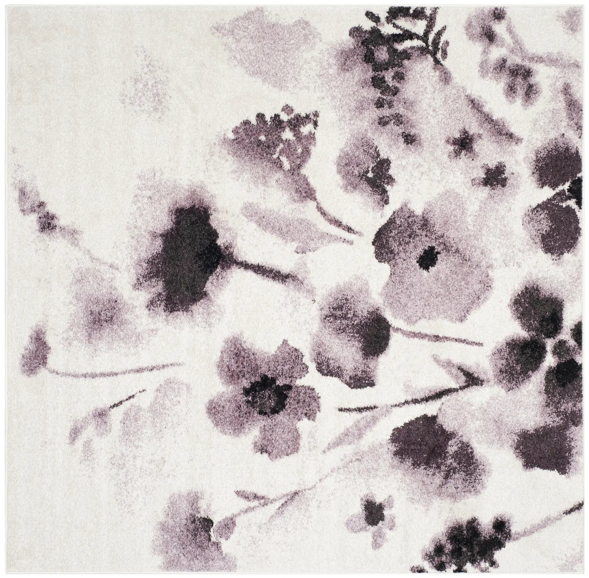 Safavieh Adirondack 6'-0" x 6'-0" Rug in Ivory / Purple