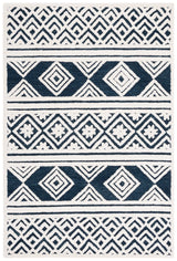 Safavieh Casablanca 4'-0" x 6'-0" Rug in Ivory / Navy