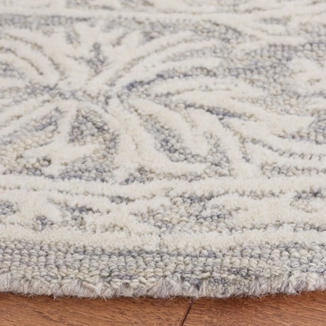 Safavieh Metro 6'-0" x 6'-0" Rug in Dark Grey / Ivory