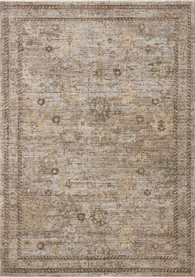Loloi Priscilla PRL-05 Sand / Earth Rug - main flat
