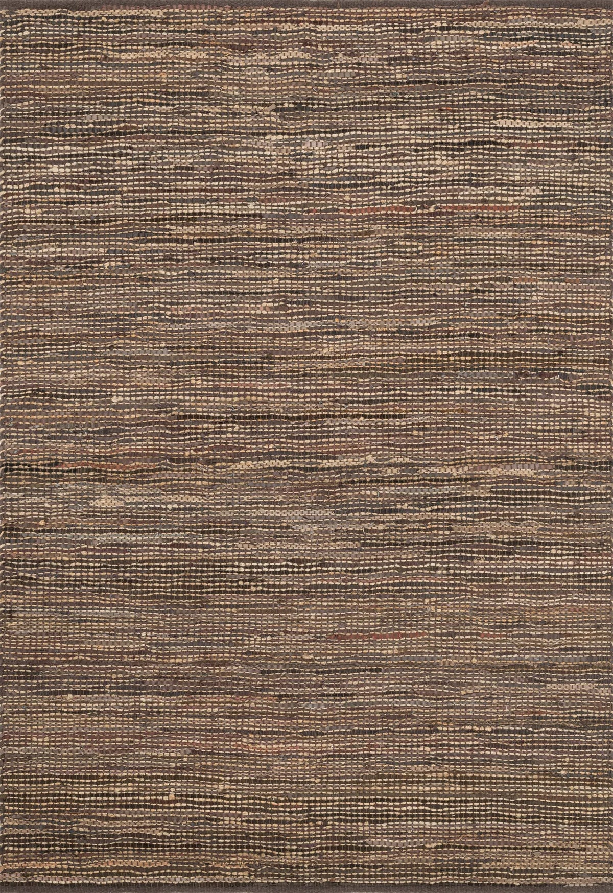 Loloi Edge ED-01 Brown Rugs - main flat