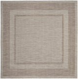 Safavieh Courtyard 6'-7" x 6'-7" Rug in Beige / Brown